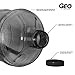 GEO 1 Gallon (128oz) BPA Free Reusable Leak-Proof Drinking Water Bottle w/48mm Screw Cap (Black)