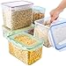M MCIRCO 10 Packs Food Storage Containers, Pantry Storage Containers