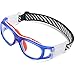 PONOSOON Sports Goggles Glasses for Kids for Basketball Football Volleyball 1812(Transparent Blue)