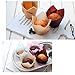 150 Pieces Tulip Baking Paper Cups, Cupcake Muffin Liners Wrappers, Baking Cups Muffin Tins Treat Cups for Weddings, Birthdays, Baby Showers,- 2.5inch (Brown, Natural and White)