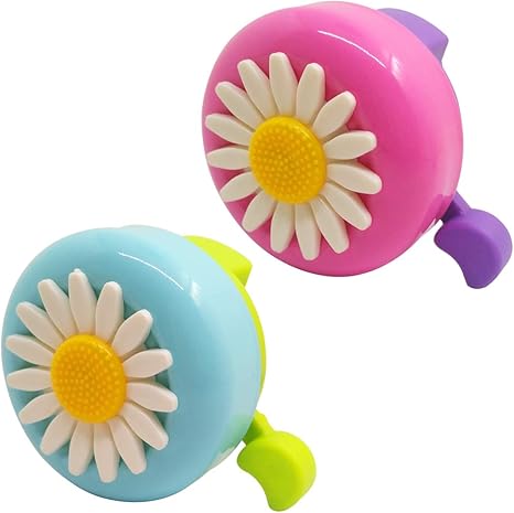Senhai 2 Pezzi Campanelli Per Biciclette Per Bambini Bambino Piccolo Accessori Per Campane Bici Fiori Anello Bici Horn Ringtone Alert Per Ragazzo E Ragazza Amazon It Sport E Tempo Libero