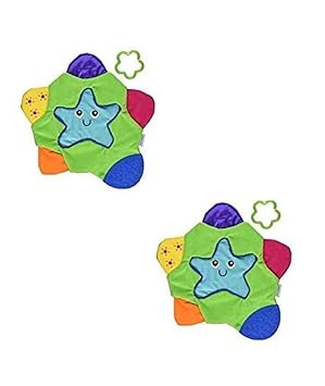 Amazon Com The First Years Star Teething Blanket 2 Count Baby