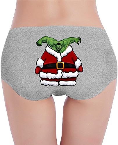 Cas Women Charming The Incredible Hulk Christmas2 Low-Waist Underpants M Ash