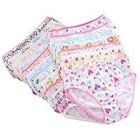 ESHOO Kids Baby Girls Cute Underwear Briefs Knickers 0-12 Years (6 Pack Randomly Sent)