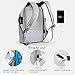 oscaurt Anti Theft Backpack 15.6 Inch Laptop Travel Backpack with Hidden Zipper and USB Charging Port Waterproof Business Computer Bag for Men & Women