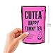 CUTEA Happy Tummy Tea, 28 Tea Bags: Enhance and Aid Digestive System, Eliminate Stomachache, and Reduce Bloating with Natural Antioxidant Rich Herbs