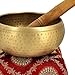 Portable Tibetan Singing Bowl Set 3.5 inch - Meditation Bowl, Chakra Healing, Gong, and Spiritual Gifts - Sound Bowl Meditation Hammered Design - Frequency Healing Device - Perfect Size for Travel