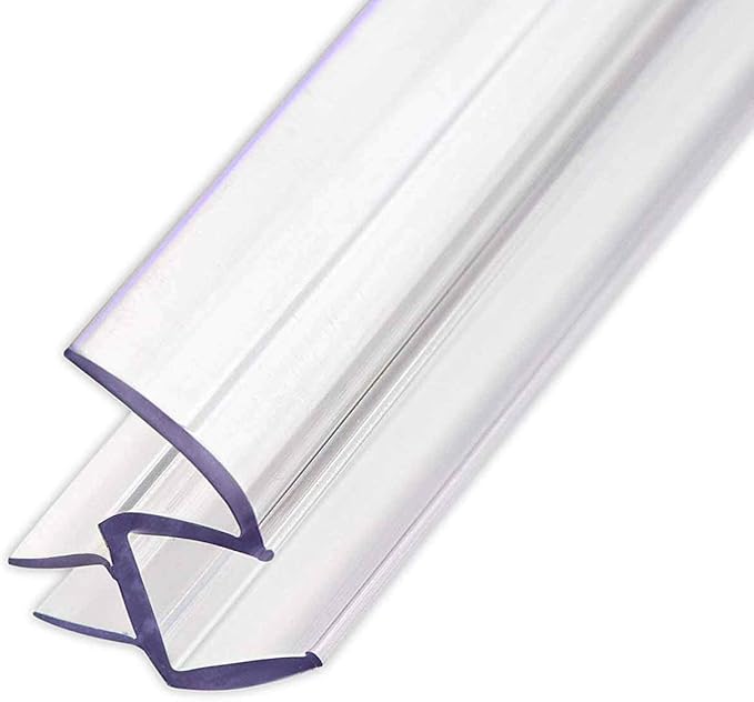 ELEGANT Waterproof Shower Door Sweep Bottom Seal Wipe Drip Rail For 3/8