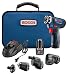 Bosch GSR12V-140FCB22 Cordless Electric Screwdriver 12V Kit - 5-In-1 Multi-Head Power Drill Set