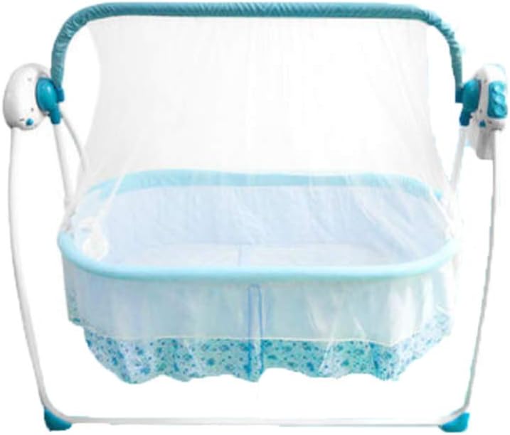 Baby Electric Cradle Bed - Sleeping Basket, comforting Baby, Smart Shaker, with Roller with Mosquito net, Foldable, Child, Automatic, Baby Sleep Artifact, Suitable for 0 to 36 Months,