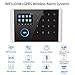 Home Security Alarm System, Wireless WiFi GSM Smart Security Siren Kit with LCD Display Touch Screen Auto Dial APP Remote Control for Home House Business