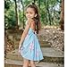 Flofallzique Summer Little Girls Dress Vintage Floral Toddler Birthday Party Easter Sundress Baby Clothes