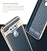 E LV Case for LG G6 - Hybrid Scratch Dust Proof Armor Defender Slim Shock-Absorption Bumper Case for LG G6 (2017) - [Dark Blue/Gold]