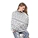 Baby Car Seat Cover, 100% Protective Nursing Covers Scarf Infant Breastfeeding Cover Baby Car Seat Canopy, Multi-use Infinity Stretchy Shawl by Upsimples