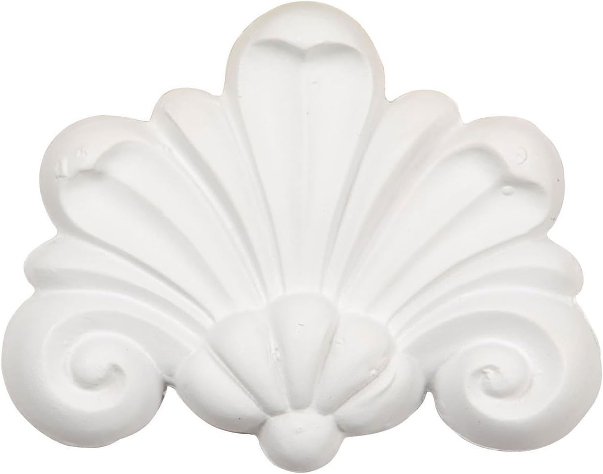 Ekena Millwork ONL03X04X01BO 4 1/8-Inch W X 3 1/4-Inch H X 3/4-Inch P Bordeaux Leaf Onlay - - 