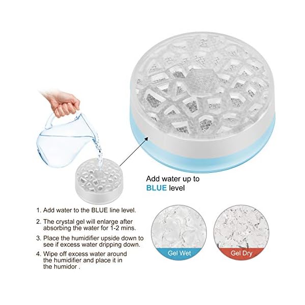 Fortune Nexus Crystal Humidifier Beads for Cigar Humidors, Expand