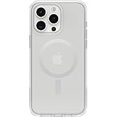 OtterBox iPhone 15 Pro MAX (Only) Symmetry Series Clear Case (Clear), Snaps to MagSafe, Ultra-Sleek, Raised Edges Protect Camera & Screen