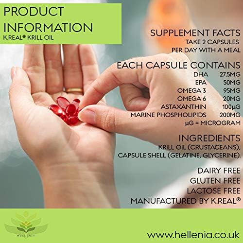 100% Antarctic Krill Oil Capsules 500mg, 1 count (Pack of 180) - Image 4