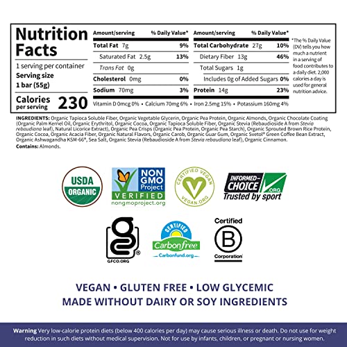 Garden of Life High Protein Bars for Weight Loss Organic Fit Bar