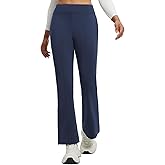 baleaf Women's Fleece Lined Pants Winter Flare Yoga Pants Warm Thermal Bootcut Leggings