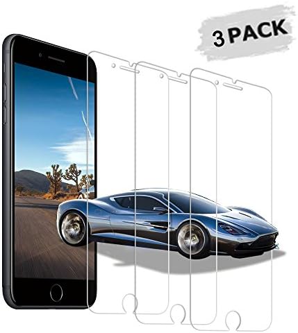 Auideas iPhone 8 Plus Screen Protector,iPhone 7 Plus Screen Protector, 3 PACK Clear Tempered Glass Screen Protector 3D Touch Screen Protection Case for iPhone 8 Plus,iPhone 7 Plus