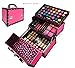 BR Carry All Trunk Train Case with Makeup and Reusable Case Makeup Gift Set