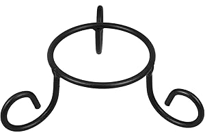 Kichvoe Metal Gazing Ball Stand Garden Crystal Ball Stand Outdoor Gazing Ball Holder Small Vase Stand Pendulum Sphere Display Stand Globe Gem Base Iron Stand Decorations Home Decor