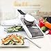 HomeNative Adjustable Mandoline Slicer - 5 Blades, Dishwasher Safe, Plastic
