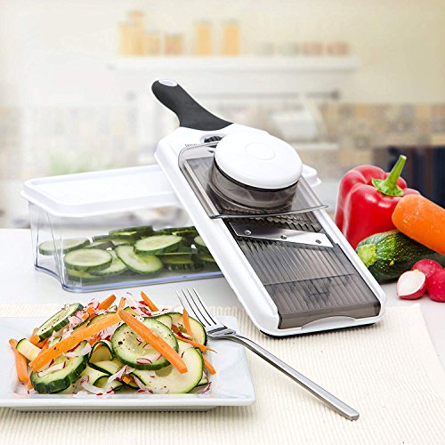 2 Adjustable+Mandoline+Slicer+Vegetable+Vegetables