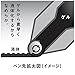 Pentel Multi-Pen Energel, Needle Ballpoint Pen Ink + 0.5mm Mechanical Pencil, Black/Red (XBLW355C)