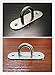 4 Inches length Stainless Yoga Swing Hooks Hammock Chair Hanging Kit Suspension Ceiling Hooks Yoga Sling Inversion Hanger Hammock Swing Hooks Yoga Trapeze Hooks Concrete Ceiling and Wooden Beam Hook