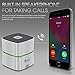 GearIt SoundCube Speaker, Compact Portable Bluetooth 4.0 Speaker with Built-in Mic and Speakerphone (Silver)