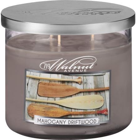 Mahogany Driftwood Scented Candle, 14 oz (1)