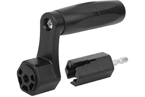 Guitar String Winder, 2 in 1 ABS Bridge Pin Peg Puller Screwdriver Drill Bit Multifunctional Guitar Maintenance Tool