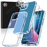 LK [5-in-1] for iPhone 13 Case, 2 Pack Tempered
