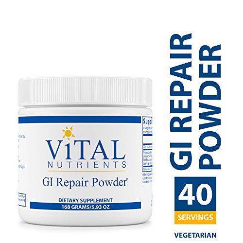 Vital Nutrients - GI Repair Powder - Promotes Healthy Intestinal Function and a Healthy Gastrointestinal Lining - 168 Grams
