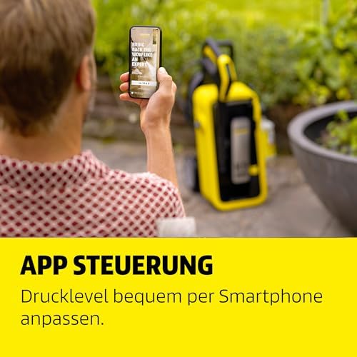 Hochdruckreiniger K 7 Comfort Premium Connect, Druck: max. 180 bar, Fördermenge: 600 l/h, Fläche: 60 m²/h, extra Flexibler Hochdruckschlauch, Schlauchtrommel, App-Steuerung