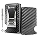 Dlife Carbon Fiber Men Mini Wallet Money Clip Screw Fixation Elastic Band Credit Card Holder RFID Blocking Wallet + 1 Screwdriver & 4 Extra Screws primary