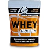 TGS All Natural 100% Whey Protein Powder - Unflavored, Undenatured, Unsweetened - Low Carb, Soy Free, Gluten Free, GMO Free (2 lb)