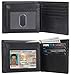 Toughergun RFID Blocking Trifold Bifold Mens Wallet 18 Slots Extra Capacity (napa black)