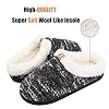 Womens-Comfort-Memory-Foam-Slippers-Plush-Lined-House-Shoes-Indoor-Outdoor-Anti-Skid-Rubber-Sole