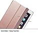 ESR iPad Pro 9.7 Case, [Corner Protection] Soft TPU Bumper Edge Slim Fit Leather Smart Case Cover with Auto Sleep/Wake Compatible for Apple iPad Pro 9.7 inch (2016 Edition)_Rose Gold