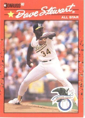 Amazon 1990 Donruss Baseball Card 703A Dave Stewart Collectibles 