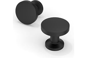 Talentedeco 10 Pack Matte Black Kitchen Cabinet Knobs Cabinet Pulls Drawer Knobs Cabinet Hardware Zinc Knobs for Drawers