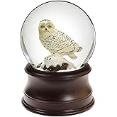 The San Francisco Music Box Company Snowy Owl Snow Globe