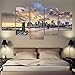 5 Piece Brooklyn Bridge Landscape Home Wall Decor Canvas Picture Art HD Print Oil Painting
