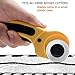  Rotary Cutter Blades 45mm 10 Pack - Best for Improved Cut, Quilting Ruler Set Circular Fabric Leather, Sewing Arts Crafts, Replacement Parts. SKS-7 Stainless Steel