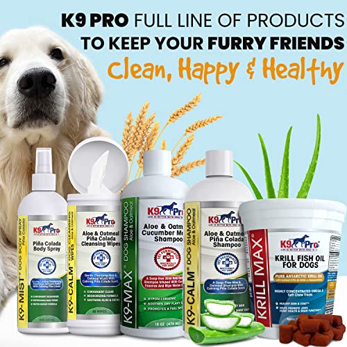 Oatmeal Dog Shampoo and Conditioner for Dogs with Allergies and Dry