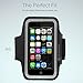 Minisuit Sporty Armband Key Holder for iPhone 7, 6s, 6 Black