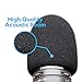 AT2020 Foam Windscreen with Shock Mount by Vocalbeat - Mount Made from Quality Materials to Eliminate Vibrations - Acoustic Foam Act as a Pop Filter for your Mic - Black Bundle